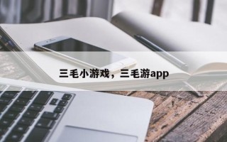 三毛小游戏，三毛游app