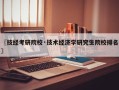 〖技经考研院校·技术经济学研究生院校排名〗